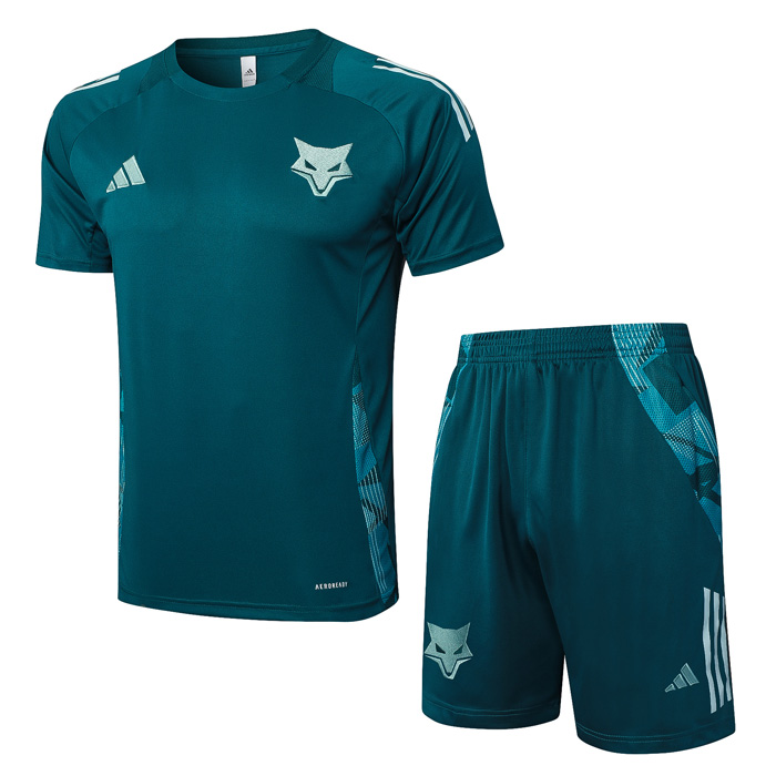 Tuta da Track Cruzeiro 2024 Manica Corta Verde - Pantaloncini -25